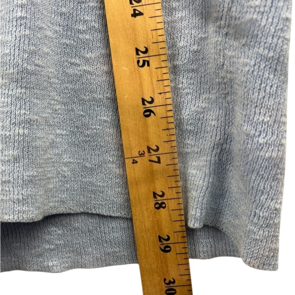 Eileen Fisher Linen Longline Button Front Women’s Cardigan Size Large Light Blue - Picture 10 of 10